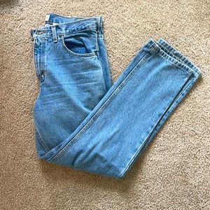 Faded Glory Vintage Mens Straight Leg Blue Original